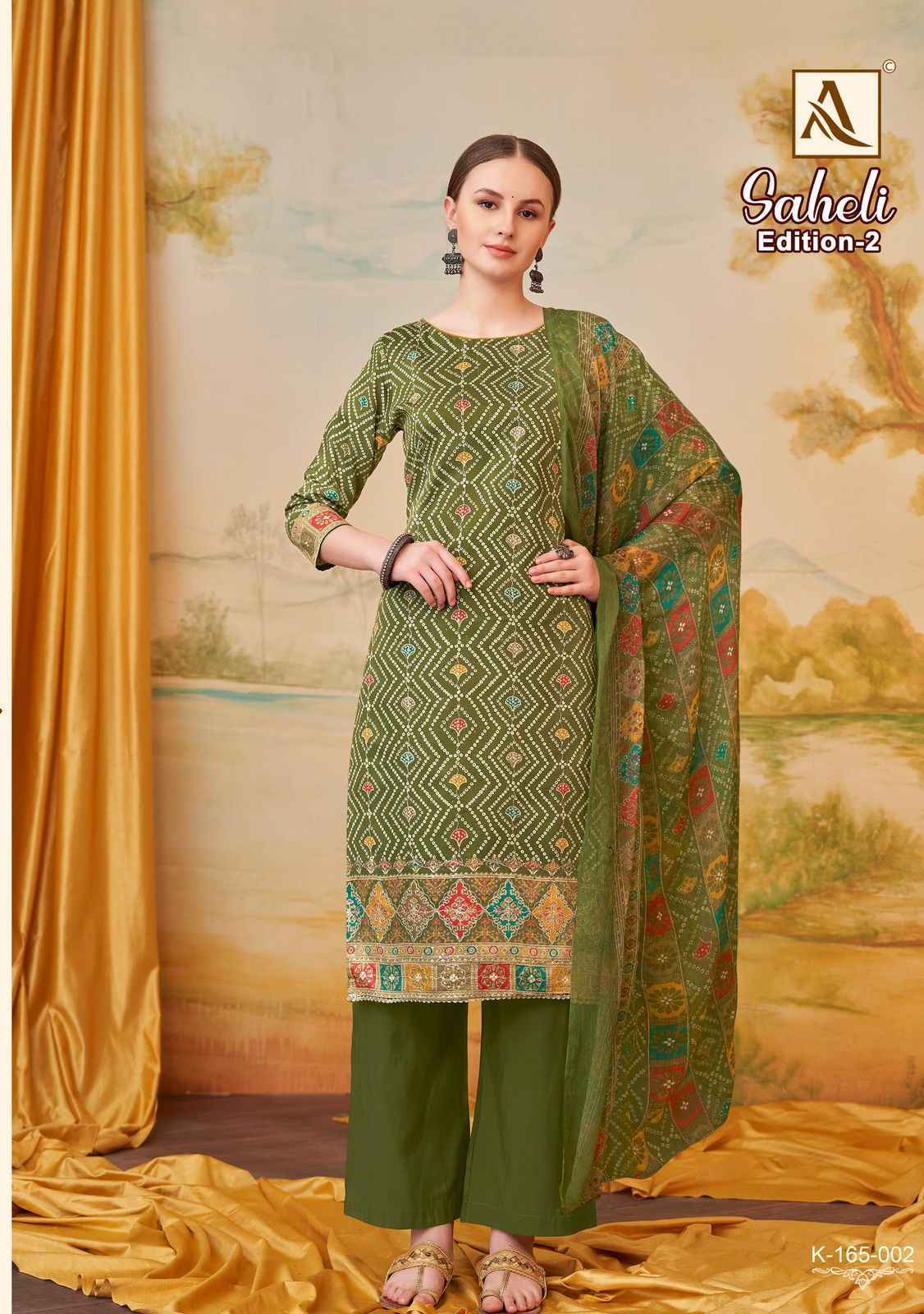 Alok Saheli Edition 2 Cotton Salwar Kameez Wholesale Price ( 4 Pcs Catalog )