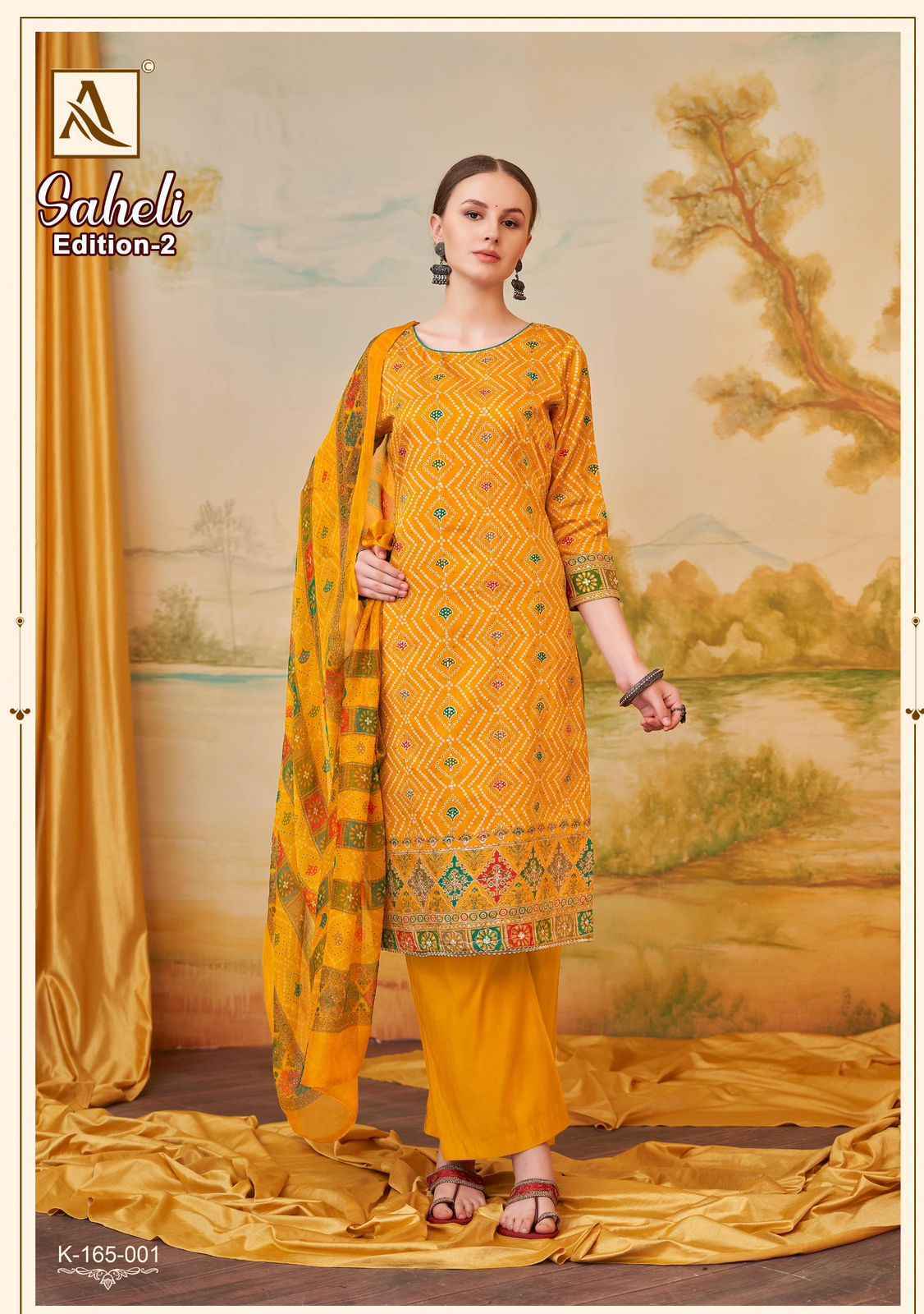 Alok Saheli Edition 2 Cotton Salwar Kameez Wholesale Price ( 4 Pcs Catalog )