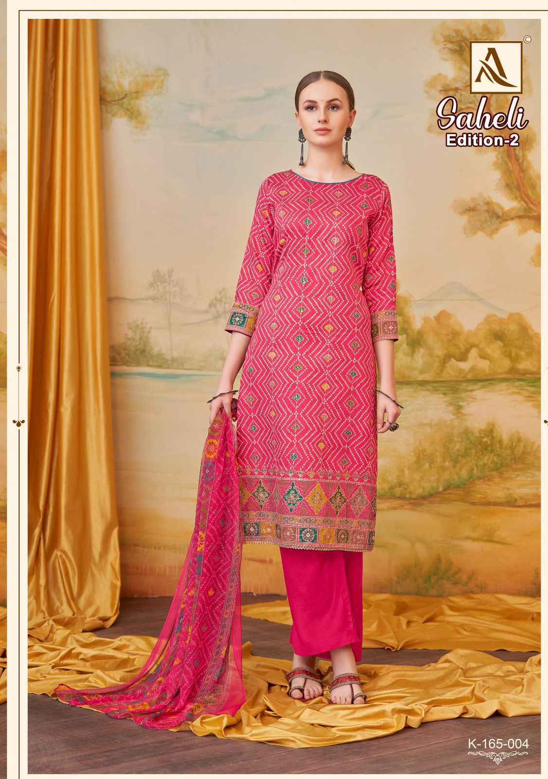 Alok Saheli Edition 2 Cotton Salwar Kameez Wholesale Price ( 4 Pcs Catalog )