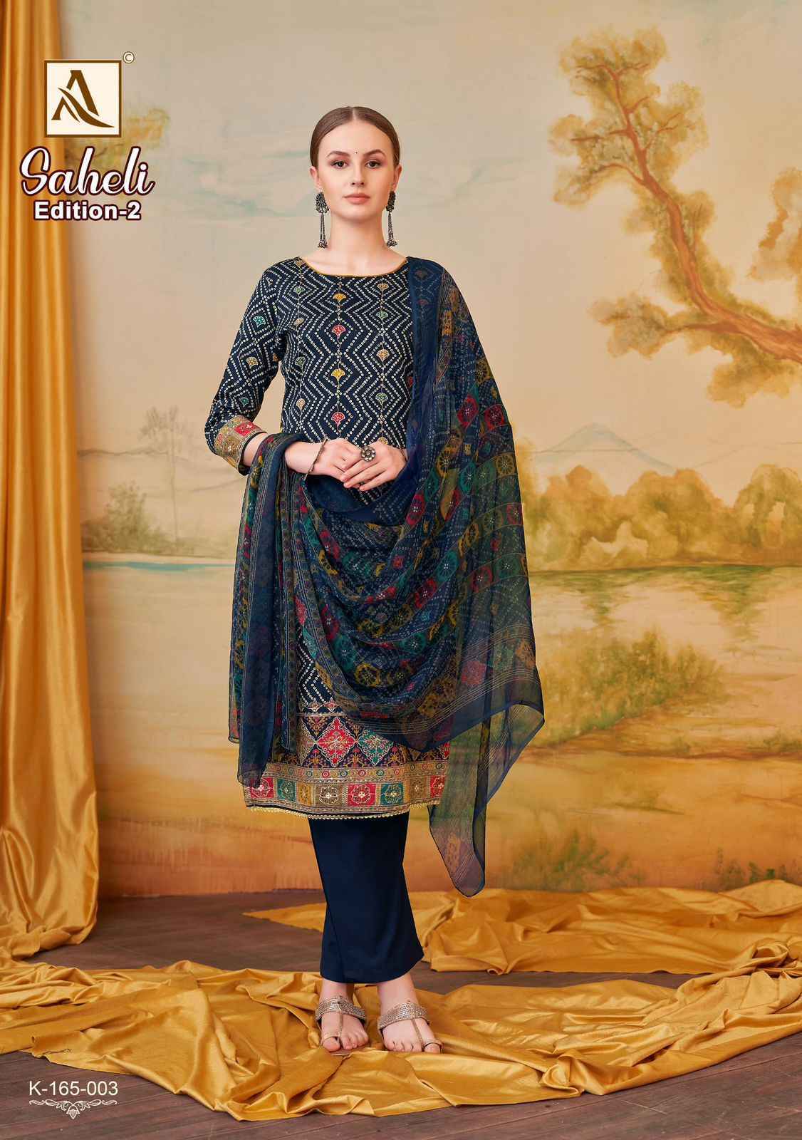 Alok Saheli Edition 2 Cotton Salwar Kameez Wholesale Price ( 4 Pcs Catalog )