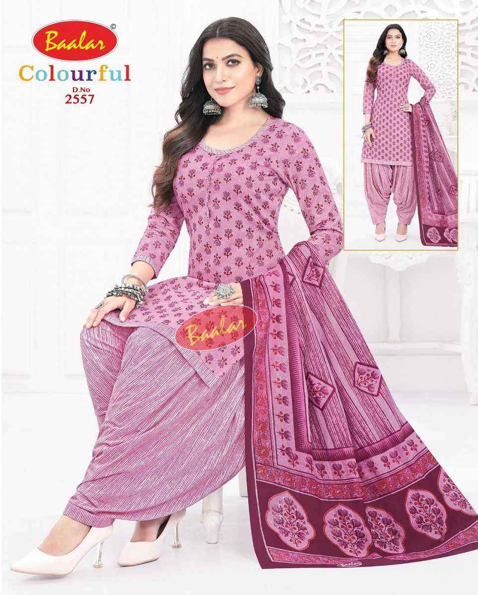 Baalar Colourful Vol 25 Wholesale Patiyala Design Cotton Dress Material ( 36 pcs Catalogue )