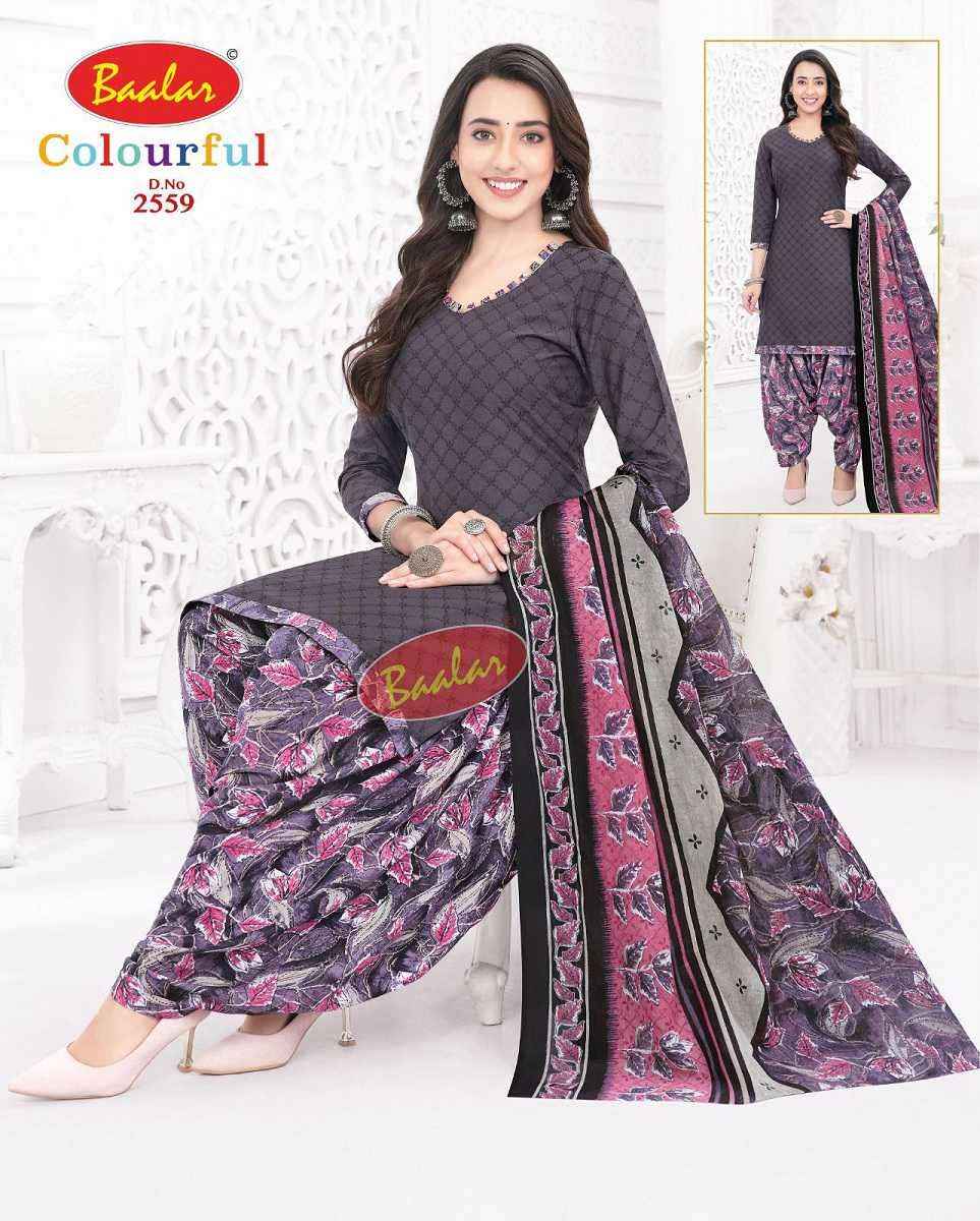 Baalar Colourful Vol 25 Wholesale Patiyala Design Cotton Dress Material ( 36 pcs Catalogue )