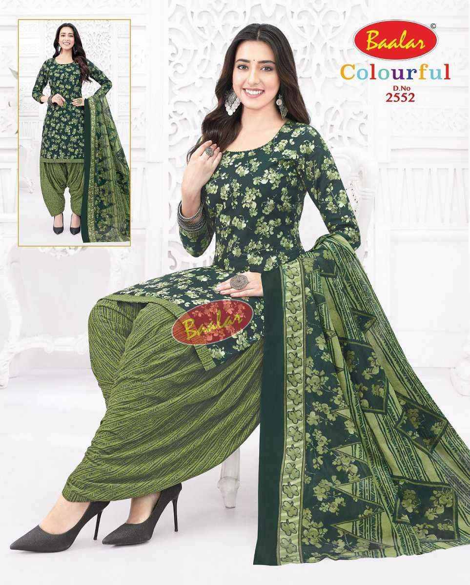 Baalar Colourful Vol 25 Wholesale Patiyala Design Cotton Dress Material ( 36 pcs Catalogue )