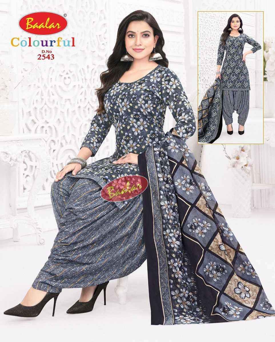 Baalar Colourful Vol 25 Wholesale Patiyala Design Cotton Dress Material ( 36 pcs Catalogue )