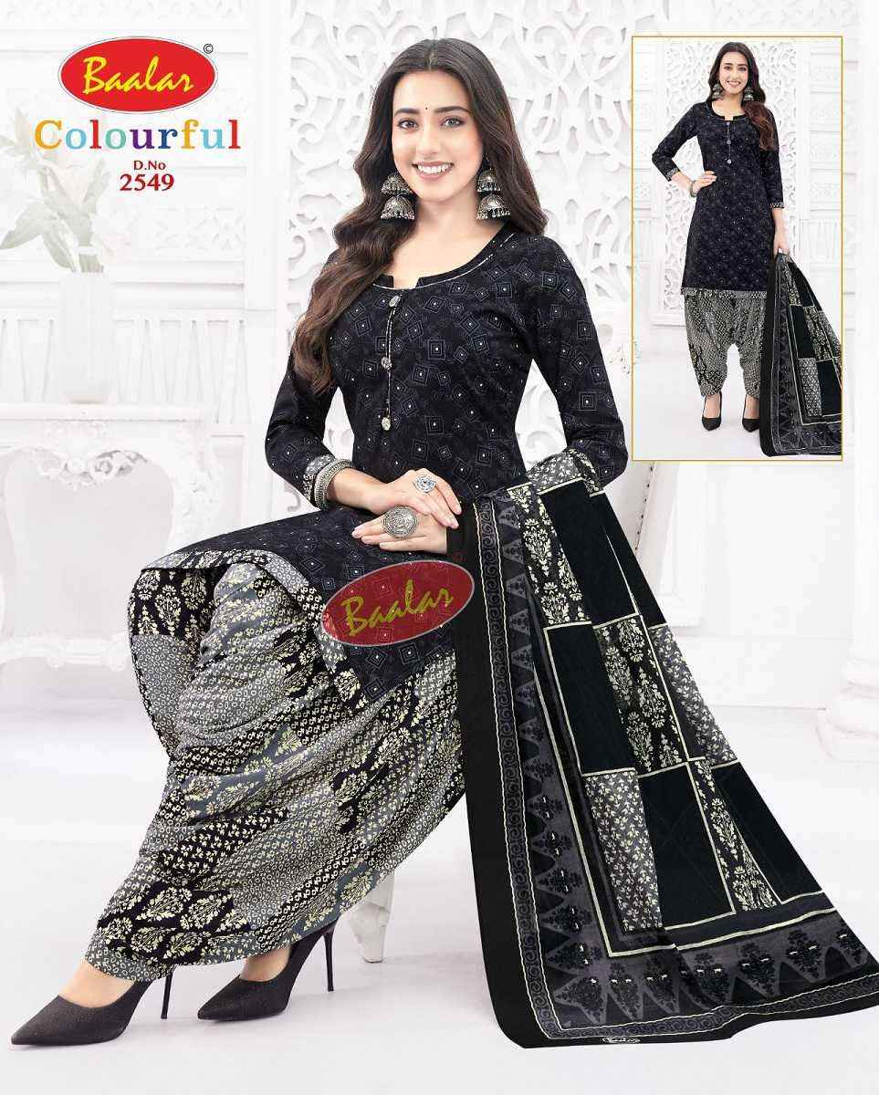 Baalar Colourful Vol 25 Wholesale Patiyala Design Cotton Dress Material ( 36 pcs Catalogue )
