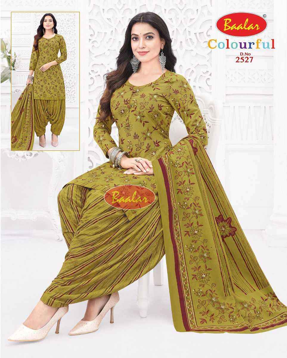 Baalar Colourful Vol 25 Wholesale Patiyala Design Cotton Dress Material ( 36 pcs Catalogue )