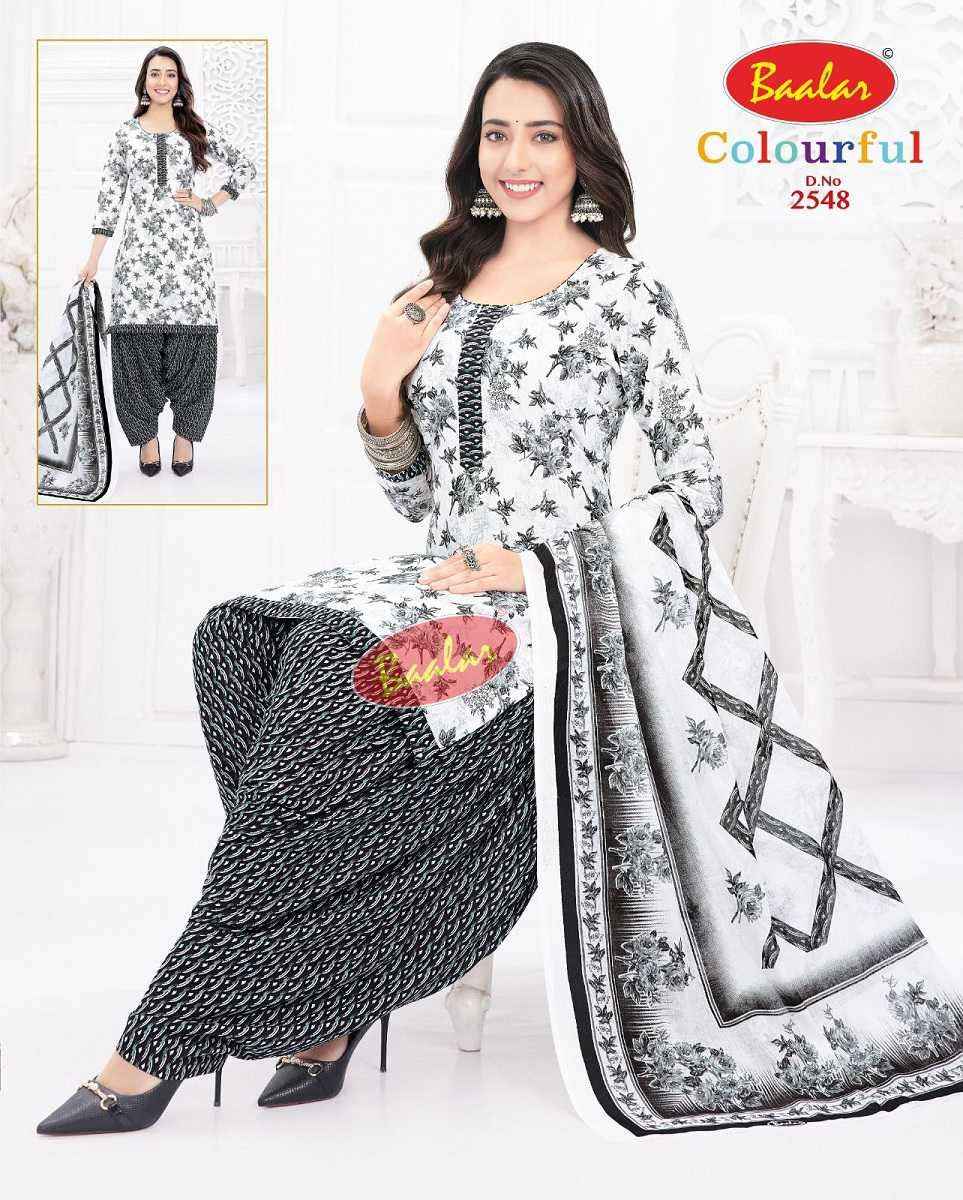 Baalar Colourful Vol 25 Wholesale Patiyala Design Cotton Dress Material ( 36 pcs Catalogue )