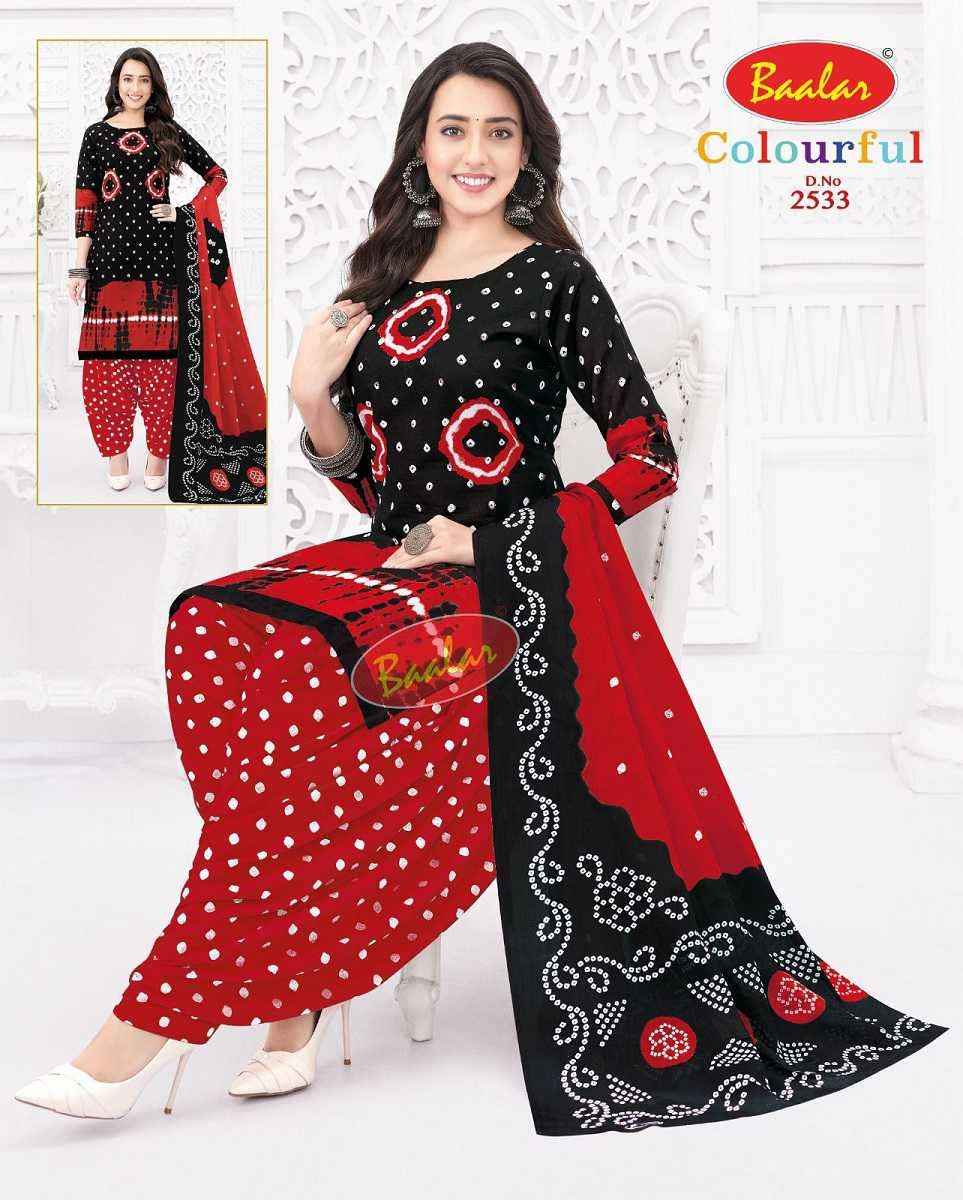 Baalar Colourful Vol 25 Wholesale Patiyala Design Cotton Dress Material ( 36 pcs Catalogue )