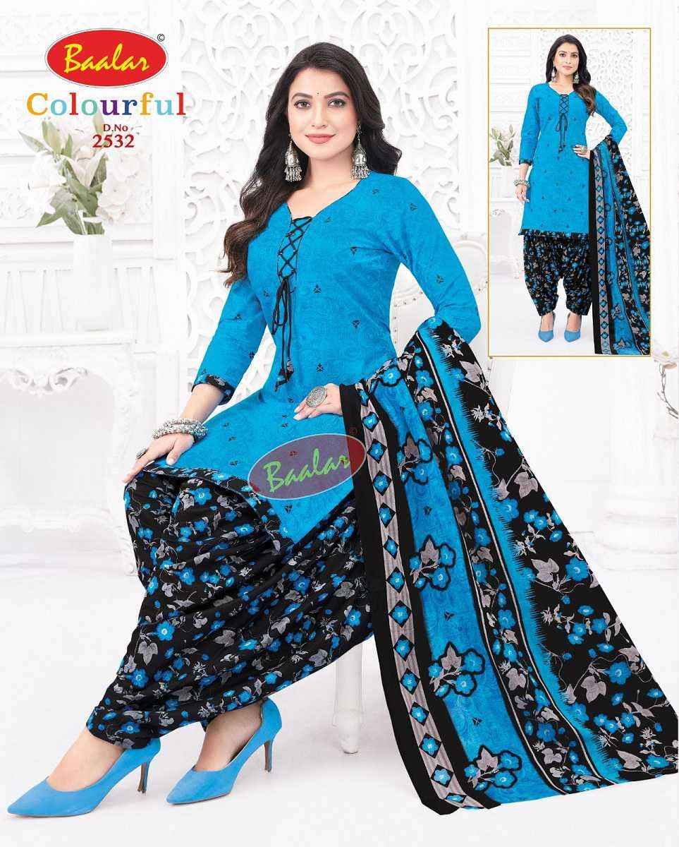 Baalar Colourful Vol 25 Wholesale Patiyala Design Cotton Dress Material ( 36 pcs Catalogue )