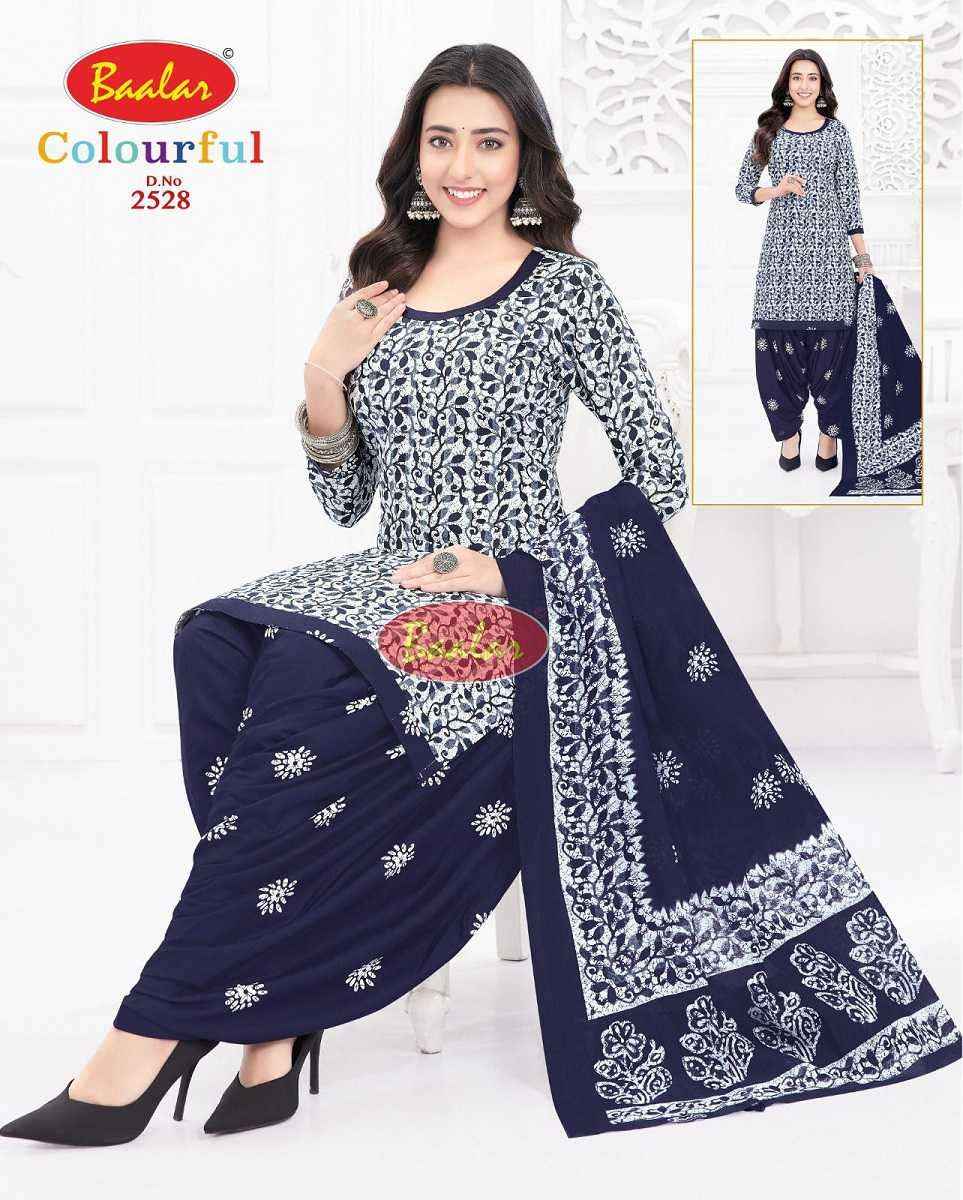 Baalar Colourful Vol 25 Wholesale Patiyala Design Cotton Dress Material ( 36 pcs Catalogue )