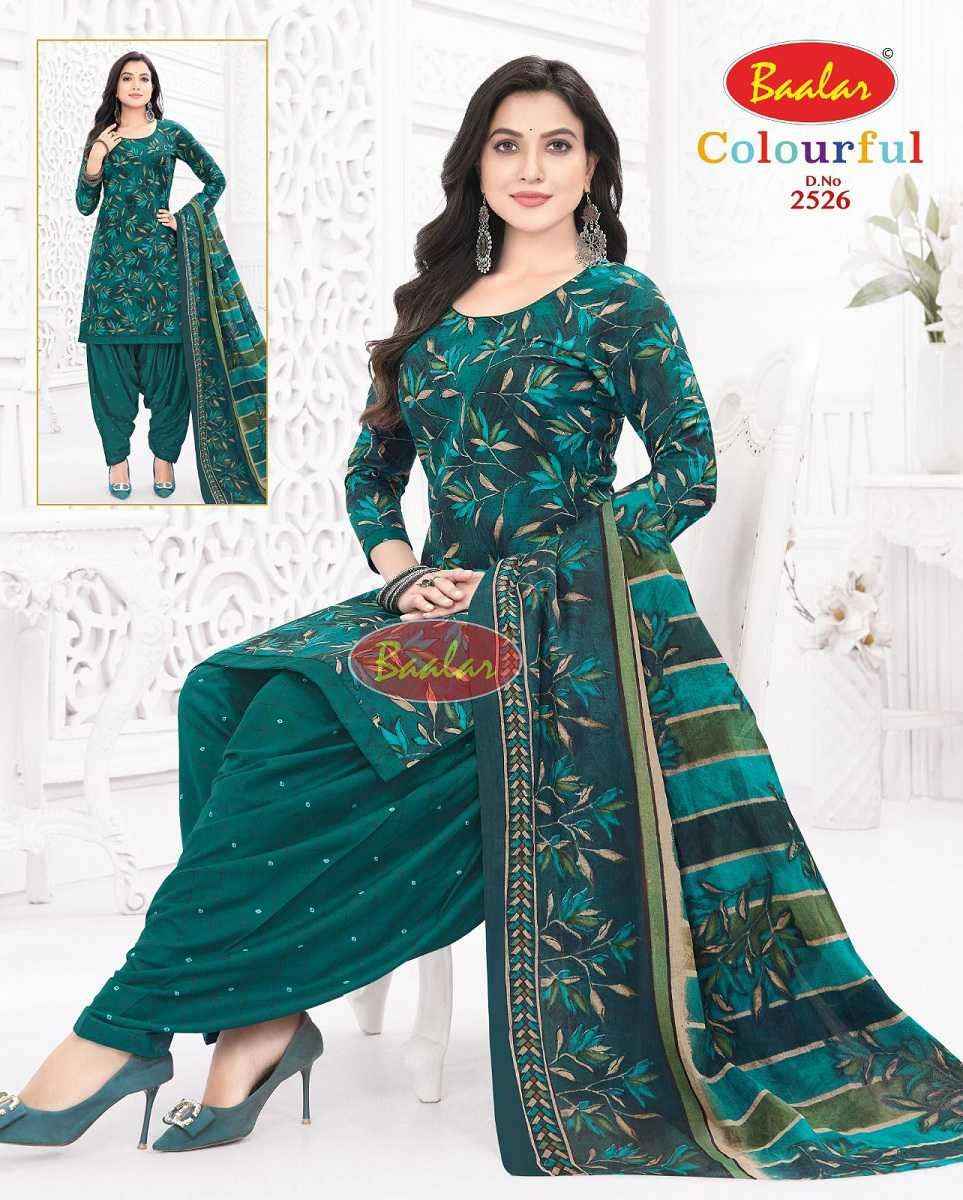 Baalar Colourful Vol 25 Wholesale Patiyala Design Cotton Dress Material ( 36 pcs Catalogue )