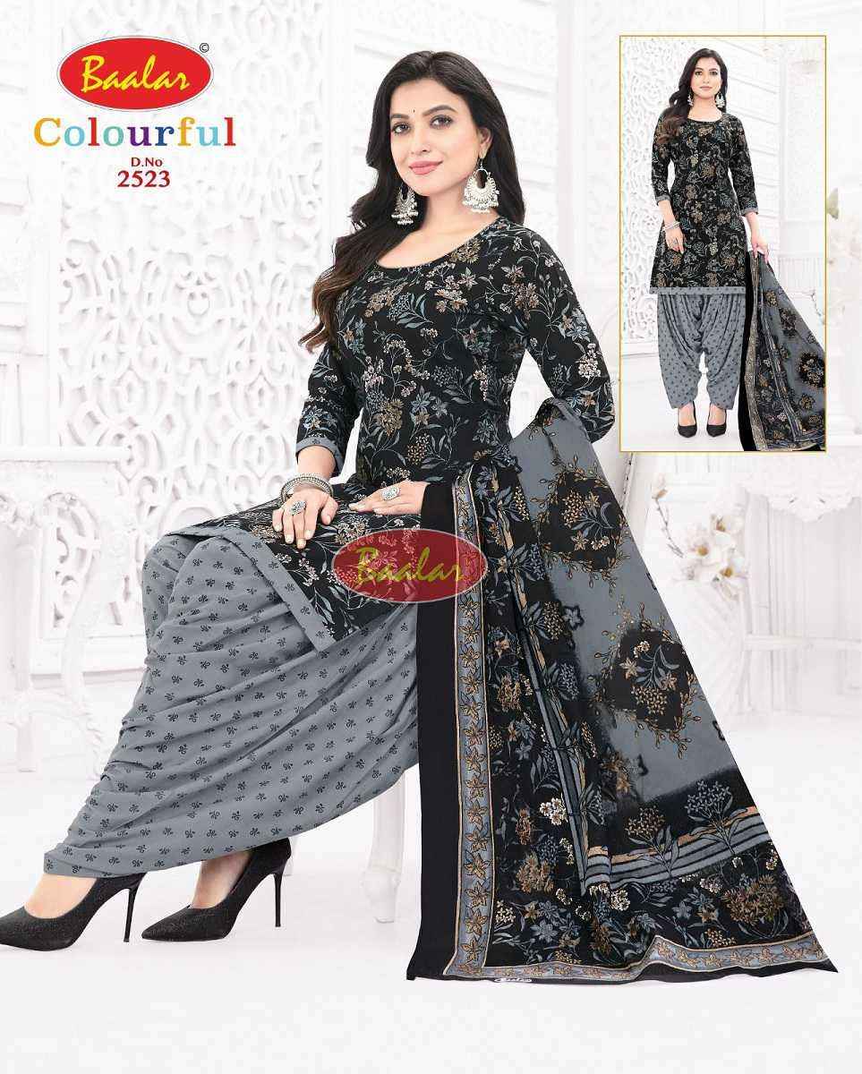Baalar Colourful Vol 25 Wholesale Patiyala Design Cotton Dress Material ( 36 pcs Catalogue )