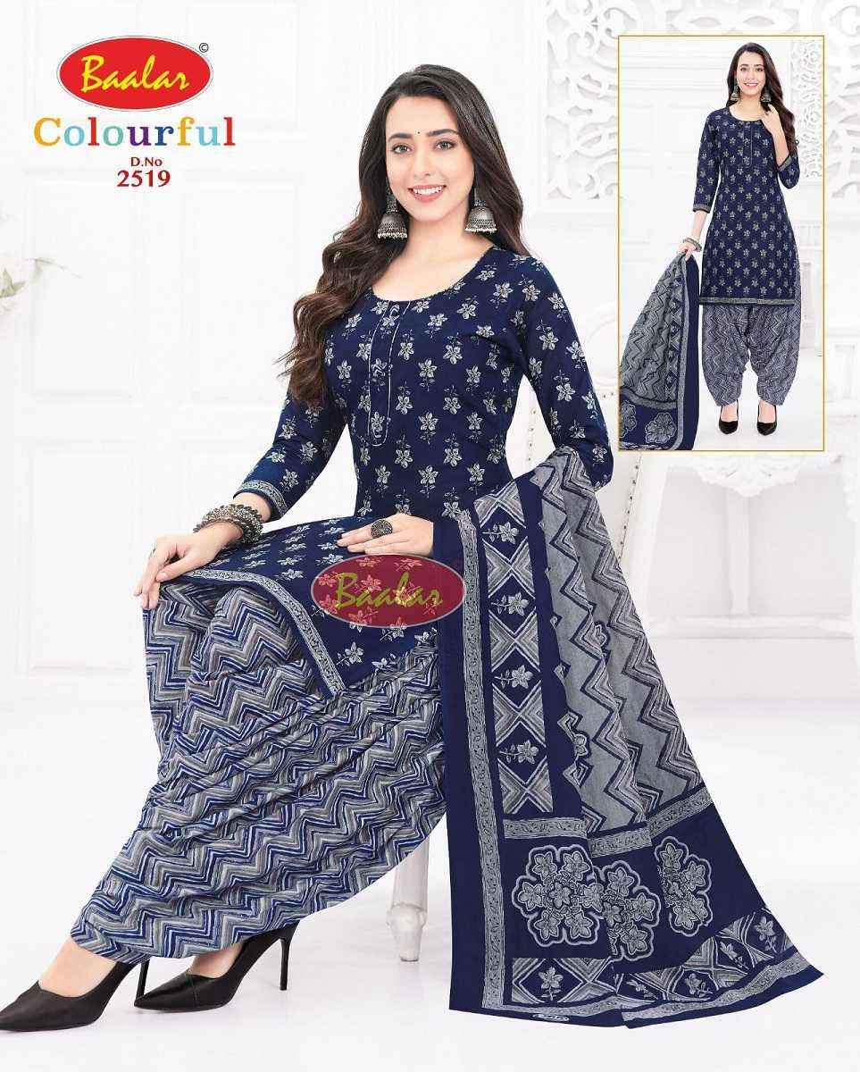 Baalar Colourful Vol 25 Wholesale Patiyala Design Cotton Dress Material ( 36 pcs Catalogue )