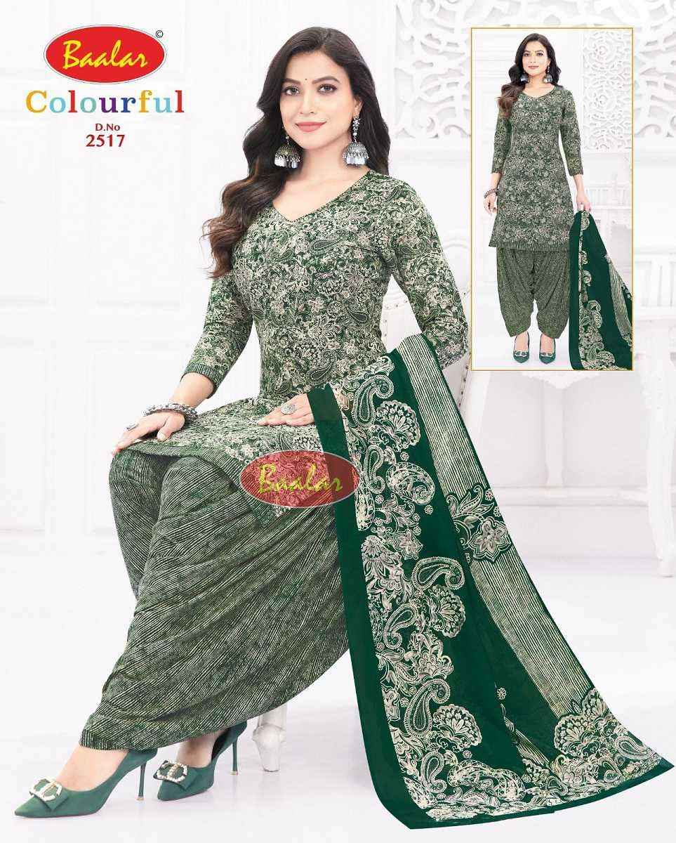 Baalar Colourful Vol 25 Wholesale Patiyala Design Cotton Dress Material ( 36 pcs Catalogue )