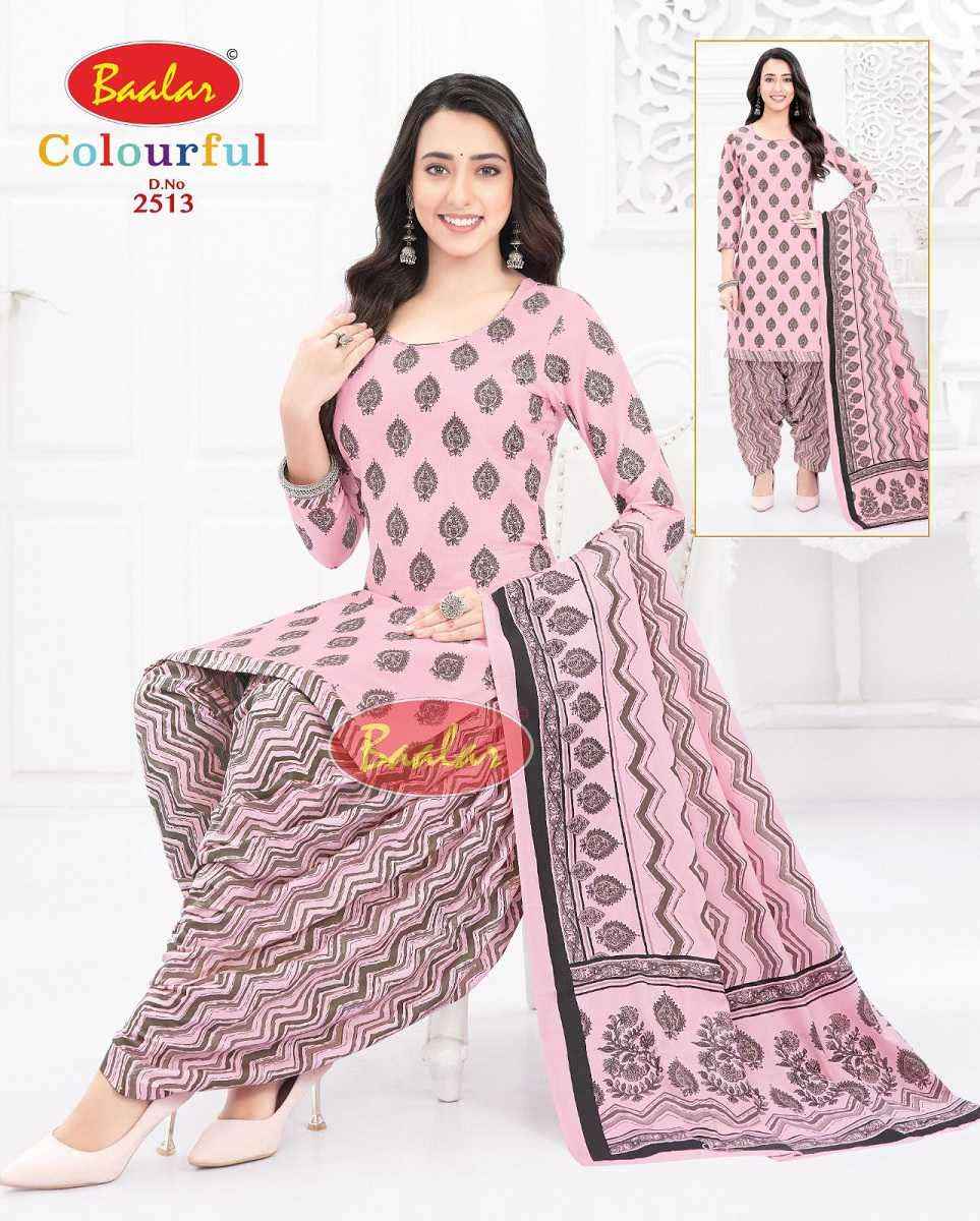 Baalar Colourful Vol 25 Wholesale Patiyala Design Cotton Dress Material ( 36 pcs Catalogue )