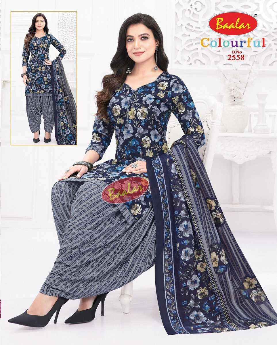 Baalar Colourful Vol 25 Wholesale Patiyala Design Cotton Dress Material ( 36 pcs Catalogue )