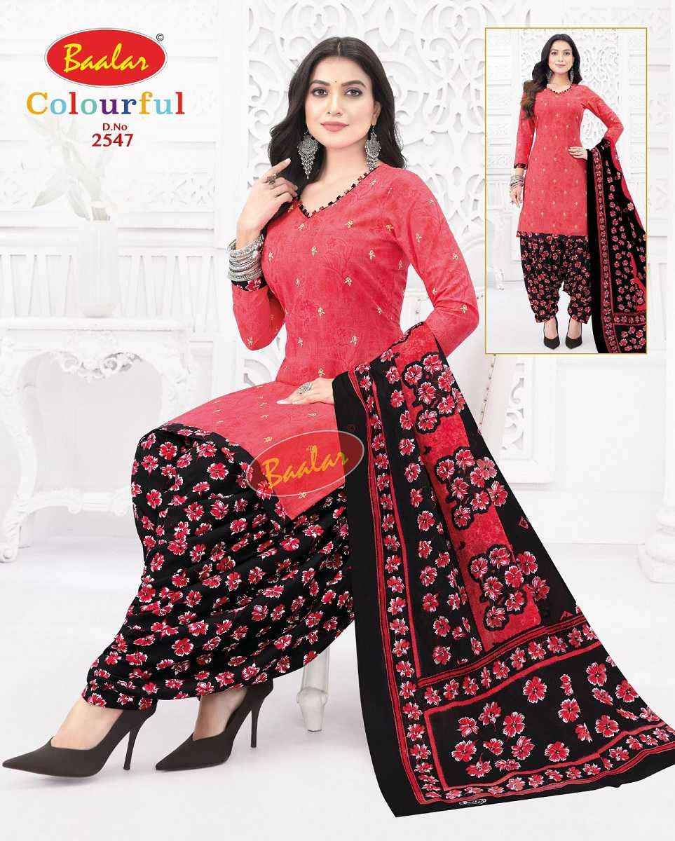 Baalar Colourful Vol 25 Wholesale Patiyala Design Cotton Dress Material ( 36 pcs Catalogue )