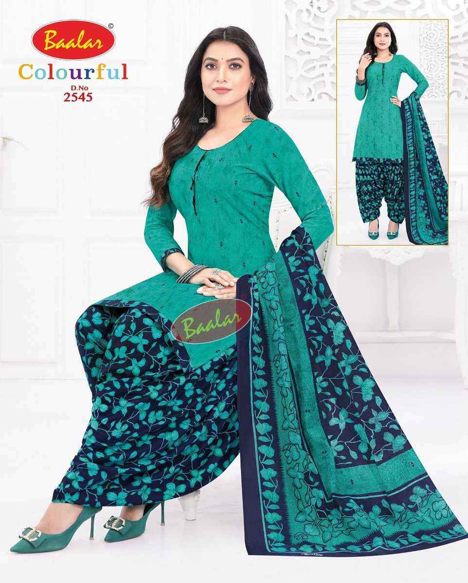 Baalar Colourful Vol 25 Wholesale Patiyala Design Cotton Dress Material ( 36 pcs Catalogue )