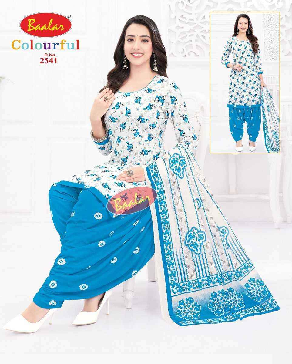 Baalar Colourful Vol 25 Wholesale Patiyala Design Cotton Dress Material ( 36 pcs Catalogue )