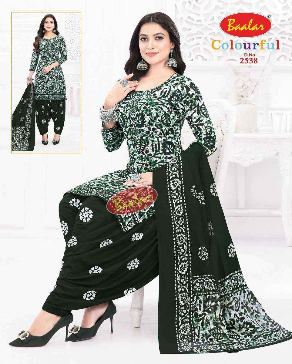 Baalar Colourful Vol 25 Wholesale Patiyala Design Cotton Dress Material ( 36 pcs Catalogue )