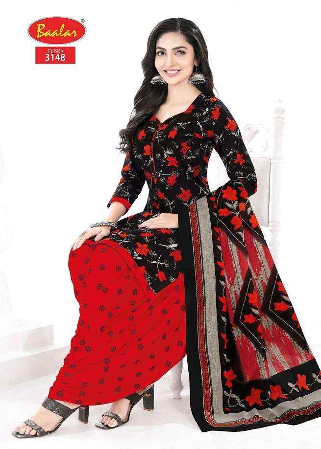 Baalar Cotton Zaara Patiyala Vol 31 Wholesale Pure Cotton Dress Material ( 18 Pcs Catalogue )
