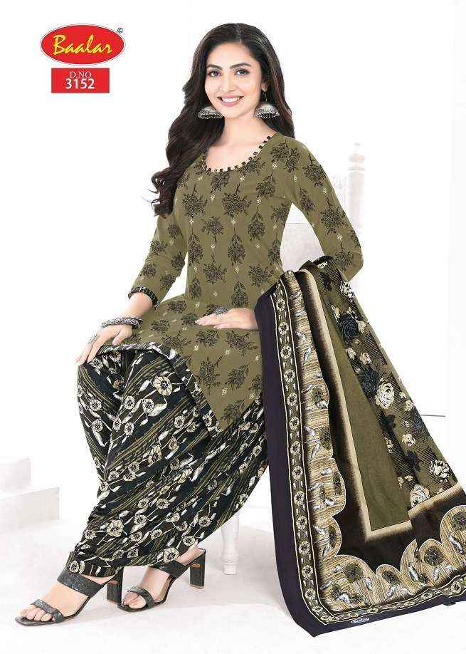 Baalar Cotton Zaara Patiyala Vol 31 Wholesale Pure Cotton Dress Material ( 18 Pcs Catalogue )