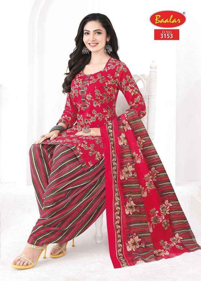 Baalar Cotton Zaara Patiyala Vol 31 Wholesale Pure Cotton Dress Material ( 18 Pcs Catalogue )