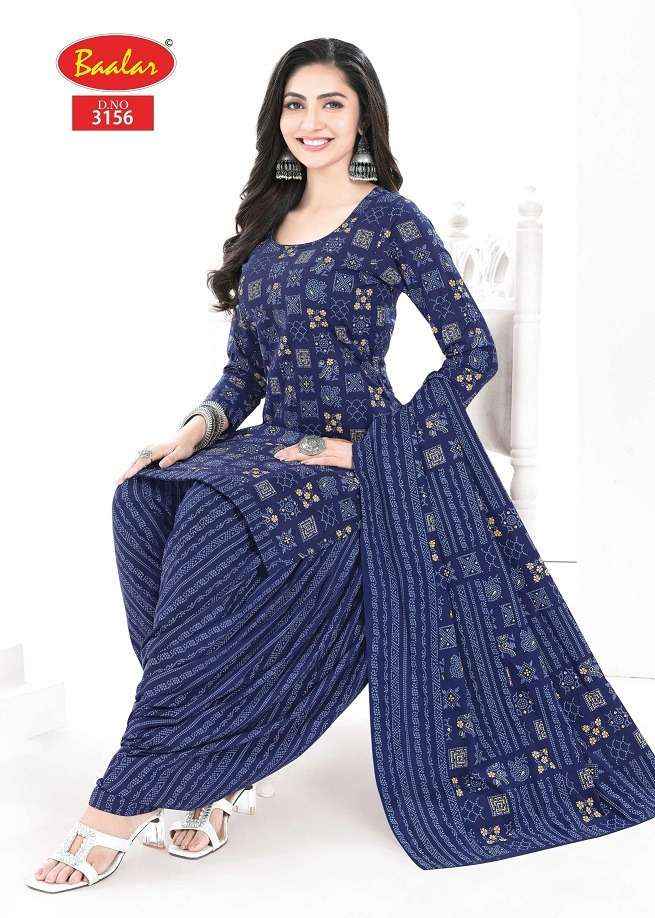 Baalar Cotton Zaara Patiyala Vol 31 Wholesale Pure Cotton Dress Material ( 18 Pcs Catalogue )