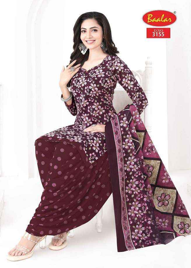 Baalar Cotton Zaara Patiyala Vol 31 Wholesale Pure Cotton Dress Material ( 18 Pcs Catalogue )