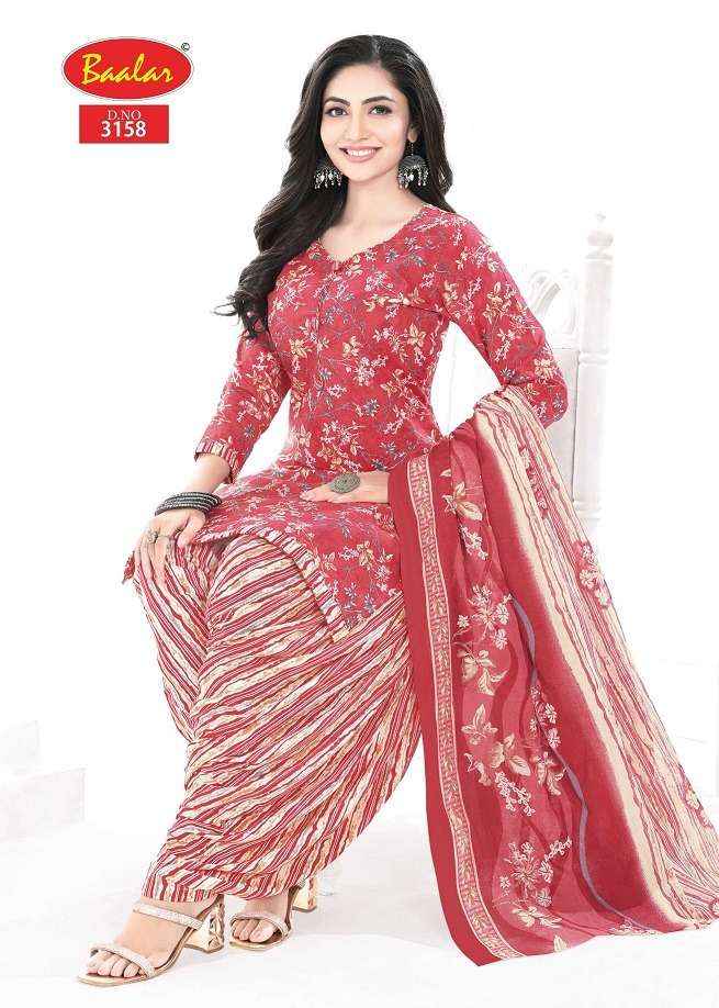 Baalar Cotton Zaara Patiyala Vol 31 Wholesale Pure Cotton Dress Material ( 18 Pcs Catalogue )