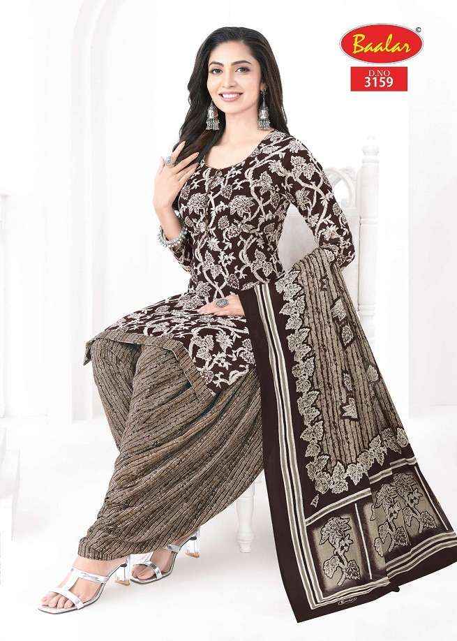 Baalar Cotton Zaara Patiyala Vol 31 Wholesale Pure Cotton Dress Material ( 18 Pcs Catalogue )