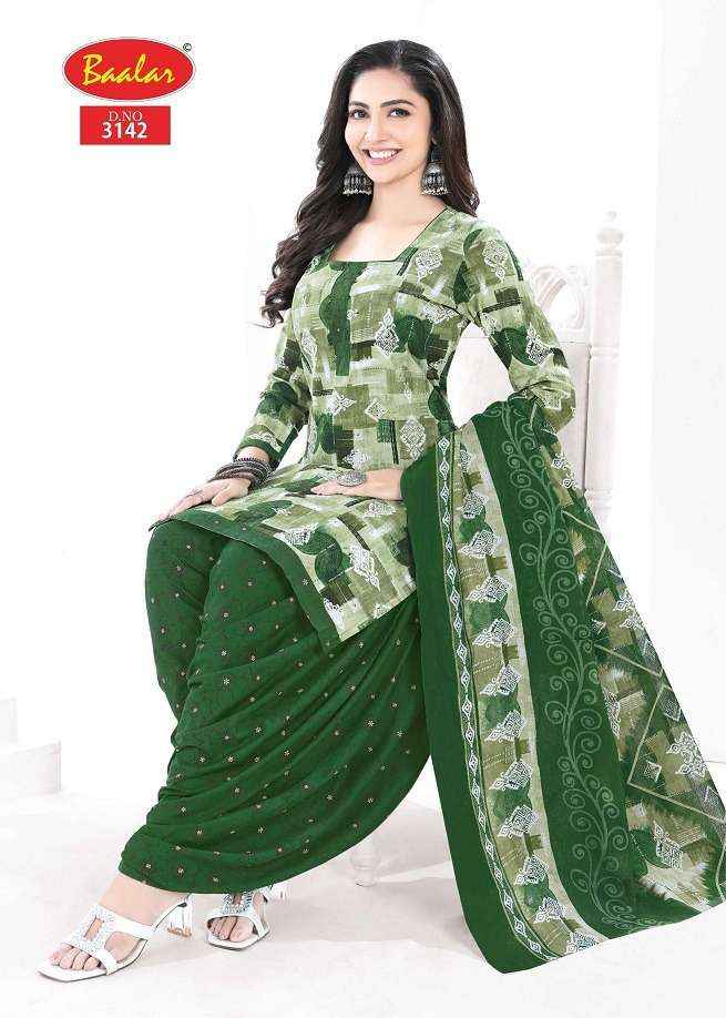Baalar Cotton Zaara Patiyala Vol 31 Wholesale Pure Cotton Dress Material ( 18 Pcs Catalogue )