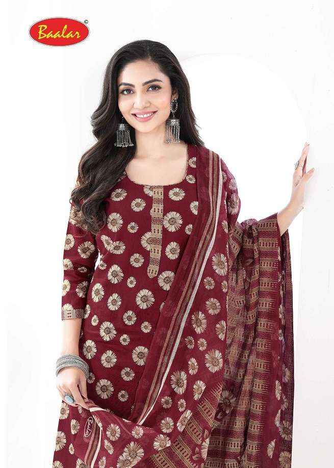 Baalar Cotton Zaara Patiyala Vol 31 Wholesale Pure Cotton Dress Material ( 18 Pcs Catalogue )