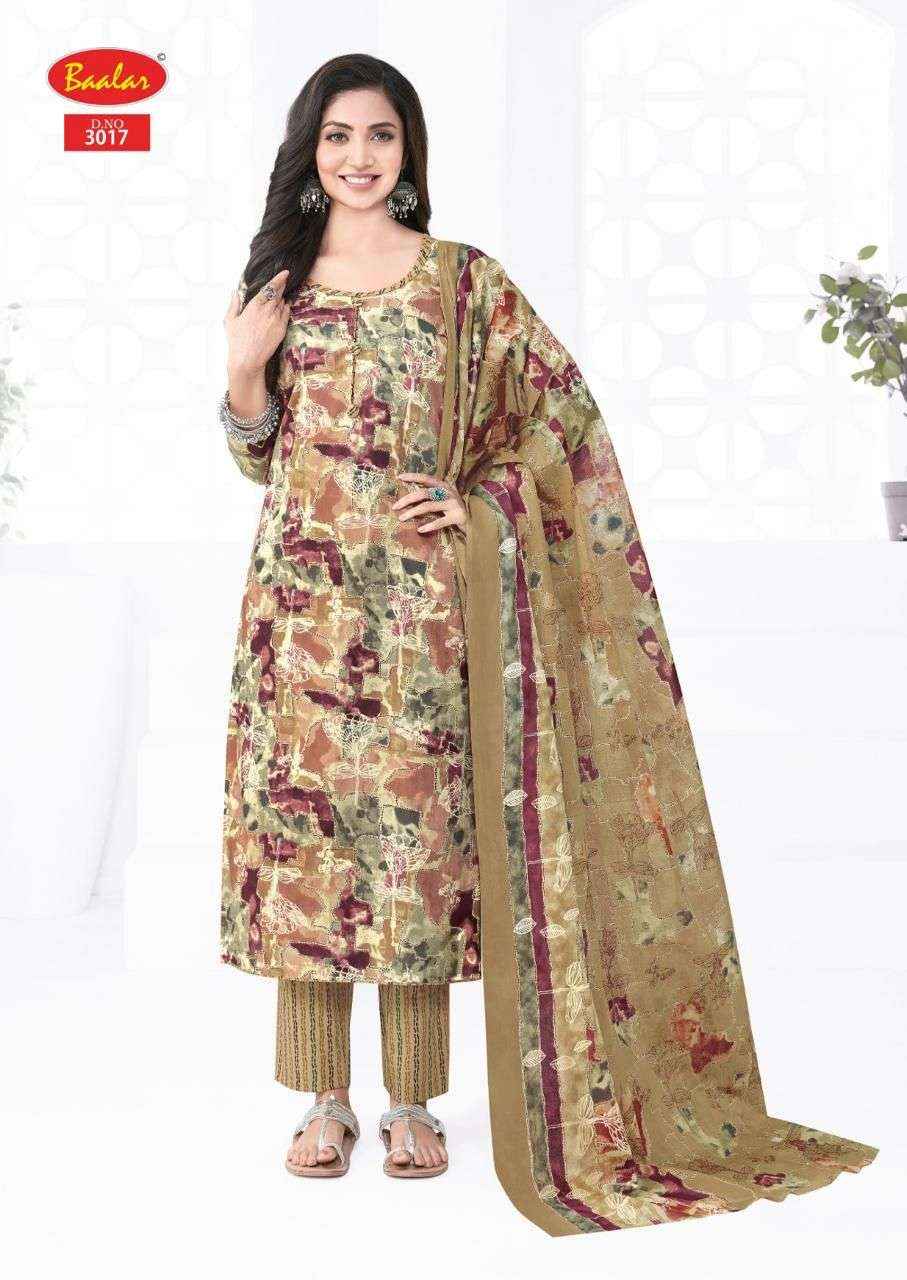 BAALAR KASHMIR COTTON VOL 3 WHOLESALE LAWN COTTON DIGITAL PRINT SUIT ( 12 PCS CATALOGUE )