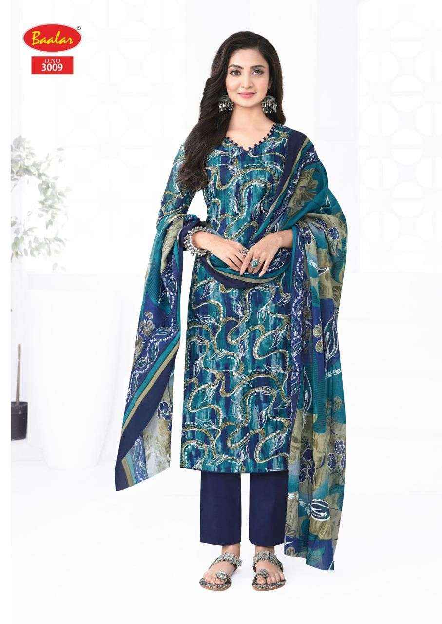 BAALAR KASHMIR COTTON VOL 3 WHOLESALE LAWN COTTON DIGITAL PRINT SUIT ( 12 PCS CATALOGUE )