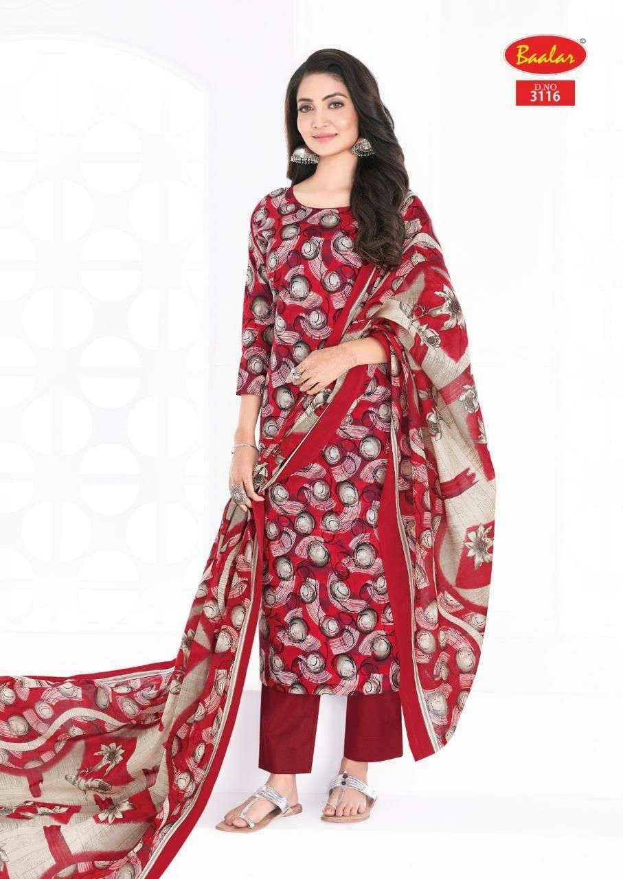 BAALAR KASHMIR COTTON VOL 3 WHOLESALE LAWN COTTON DIGITAL PRINT SUIT ( 12 PCS CATALOGUE )