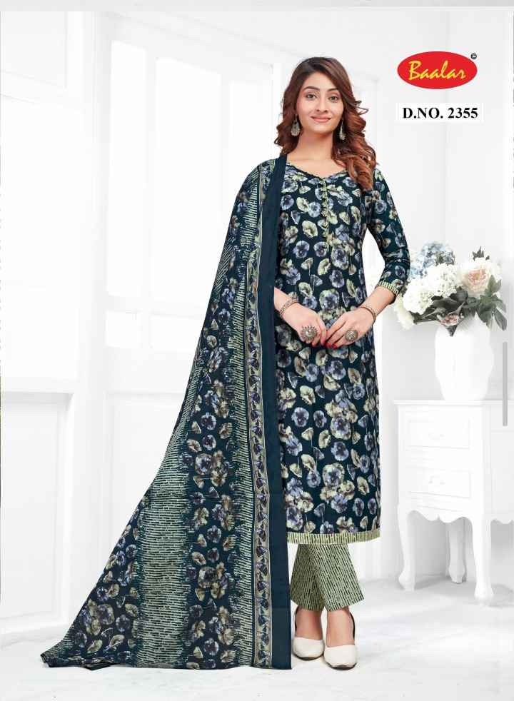 BAALAR ZUBEDA VOL 23 WHOLESALE PURE COTTON SALWAR KAMEEZ ( 15 PCS CATALOGUE )