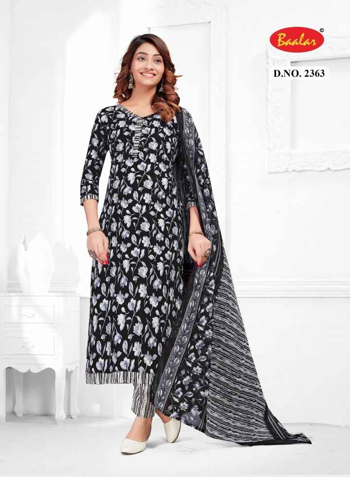 BAALAR ZUBEDA VOL 23 WHOLESALE PURE COTTON SALWAR KAMEEZ ( 15 PCS CATALOGUE )