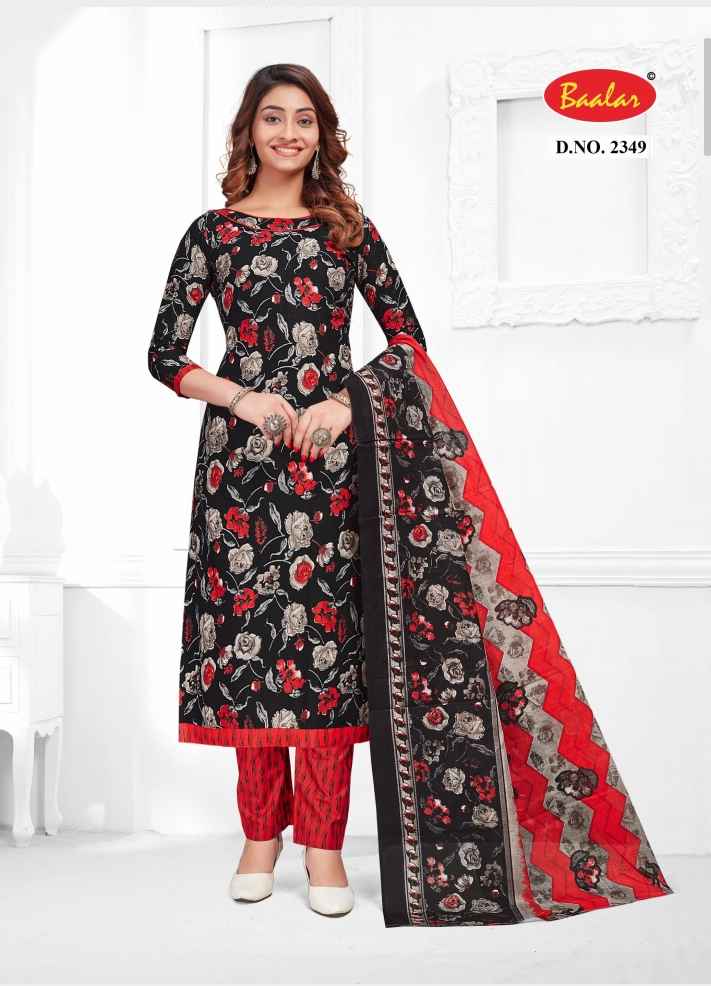 BAALAR ZUBEDA VOL 23 WHOLESALE PURE COTTON SALWAR KAMEEZ ( 15 PCS CATALOGUE )