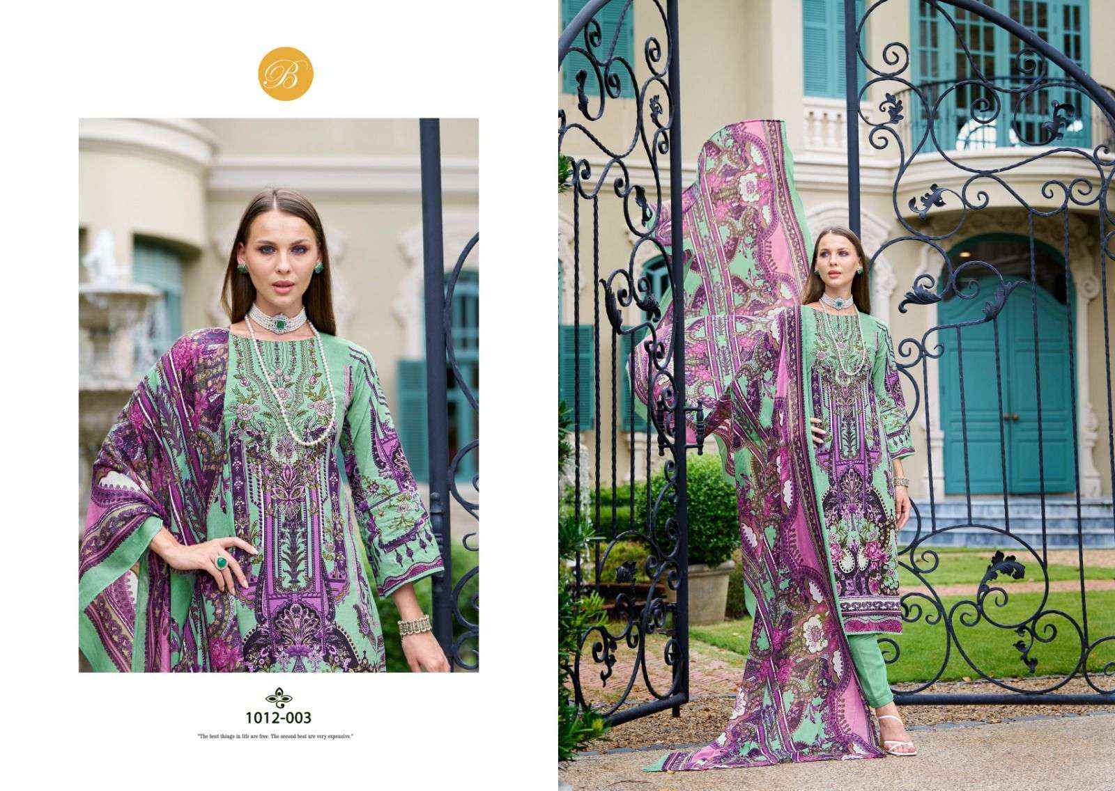 BELLIZA DESIGNER NAIRA VOL 86 WHOLESALE COTTON DRESS MATERIAL ( 8 PCS CATALOG )