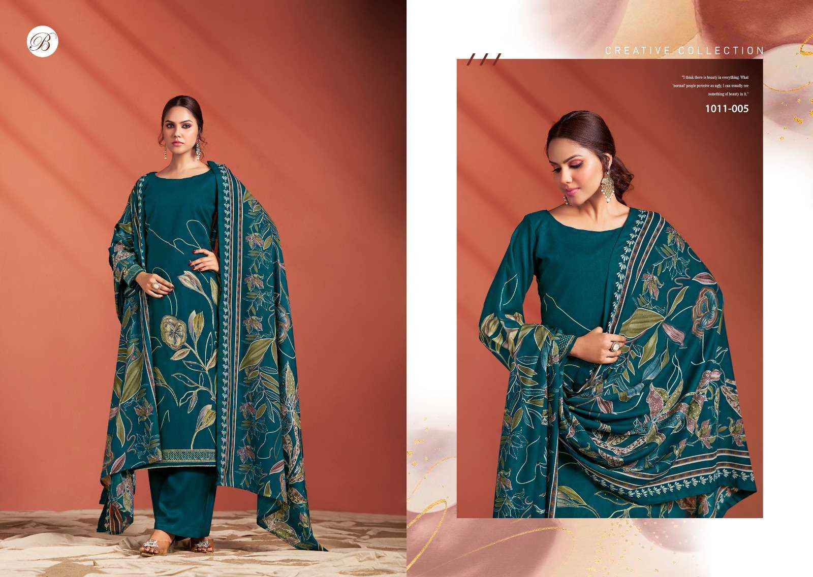 Belliza Samaira Vol 2 Unstitch Fancy Ladies Suit Salwar Kameez Wholesale Price ( 6 Pcs Catalog )