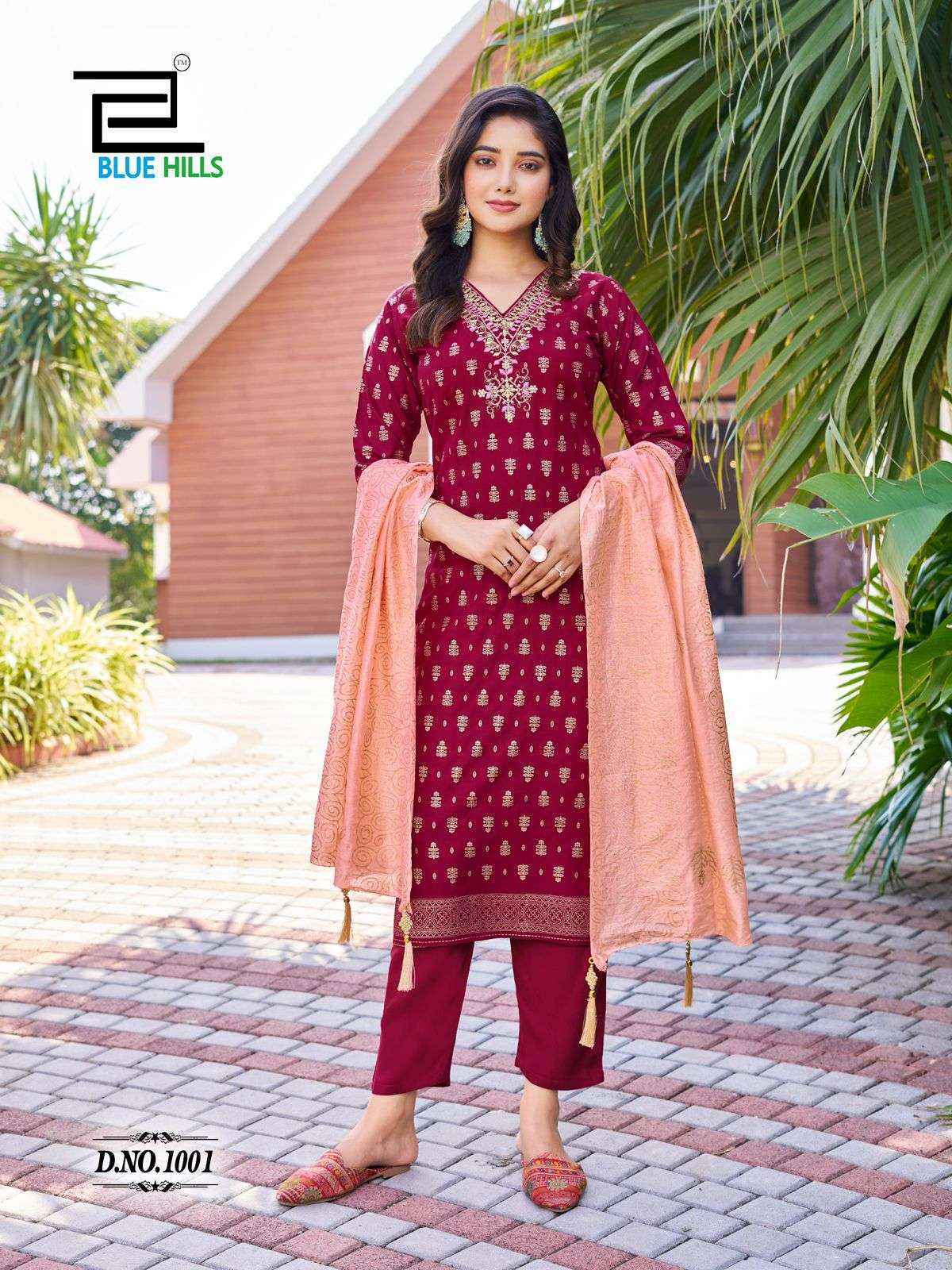 Blue Hills Lakshmi Rayon Kurti Combo 8 pcs Catalogue
