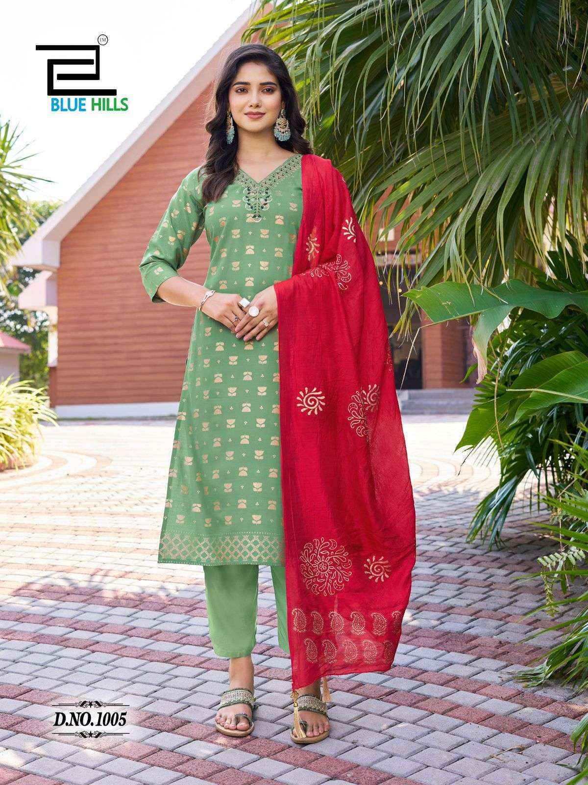 Blue Hills Lakshmi Rayon Kurti Combo 8 pcs Catalogue