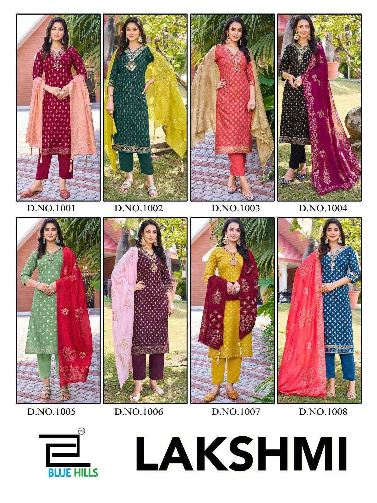 Blue Hills Lakshmi Rayon Kurti Combo 8 pcs Catalogue