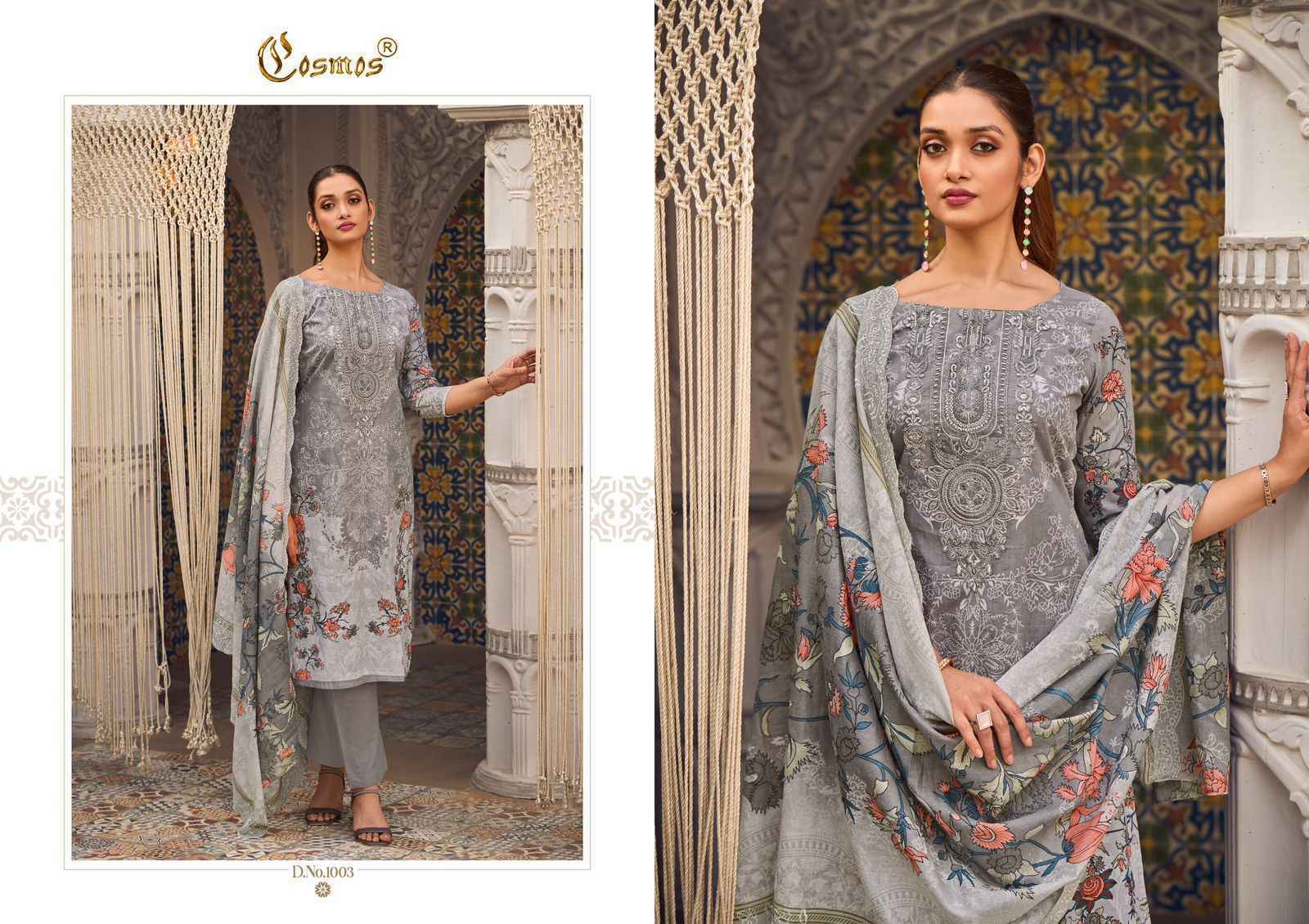 Cosmos Needle Wonder Vol 1 Lawn Cotton Salwar kameez Wholesale price ( 8 Pcs Catalog )