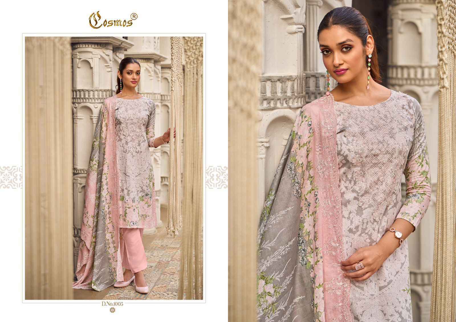 Cosmos Needle Wonder Vol 1 Lawn Cotton Salwar kameez Wholesale price ( 8 Pcs Catalog )