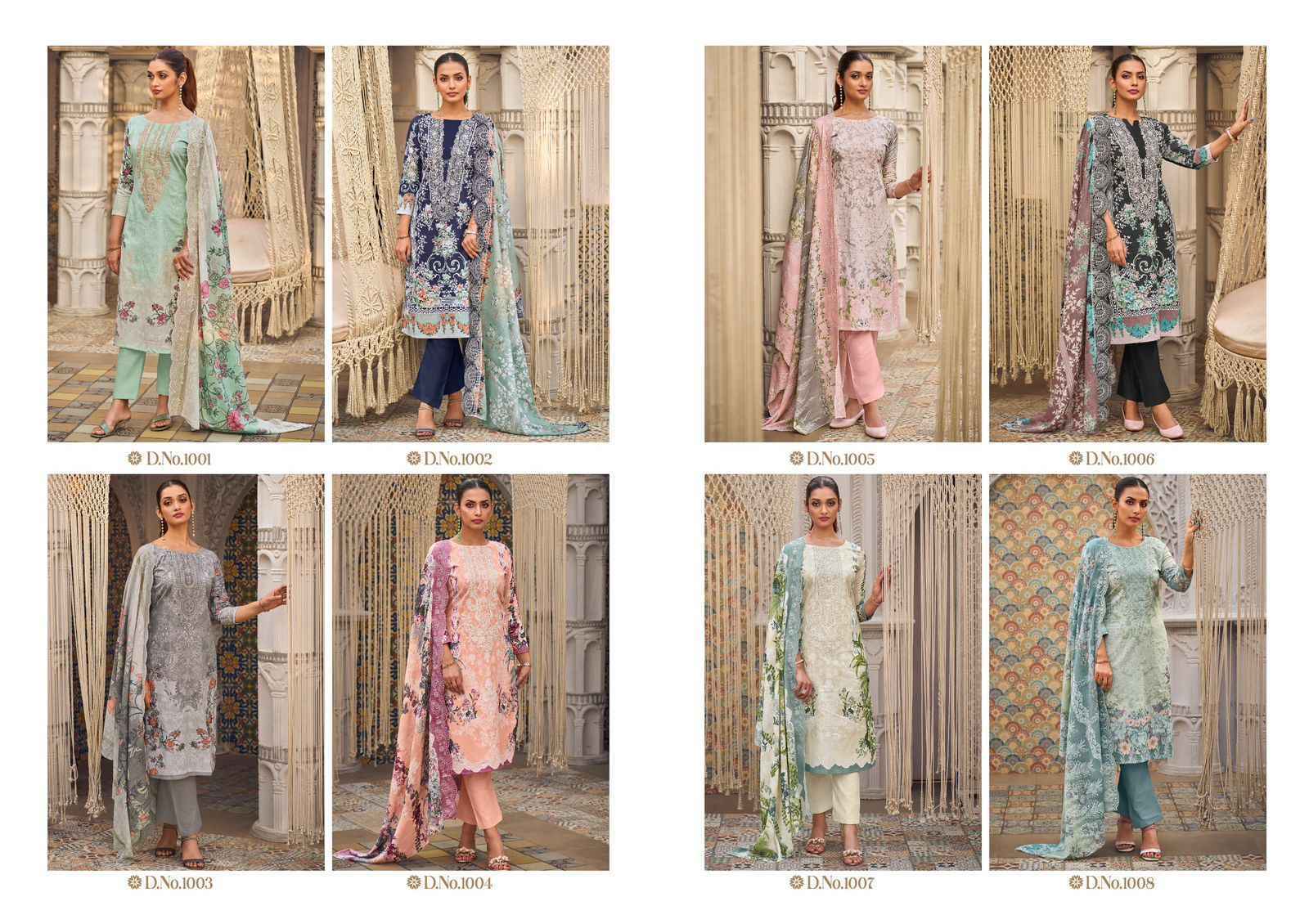 Cosmos Needle Wonder Vol 1 Lawn Cotton Salwar kameez Wholesale price ( 8 Pcs Catalog )