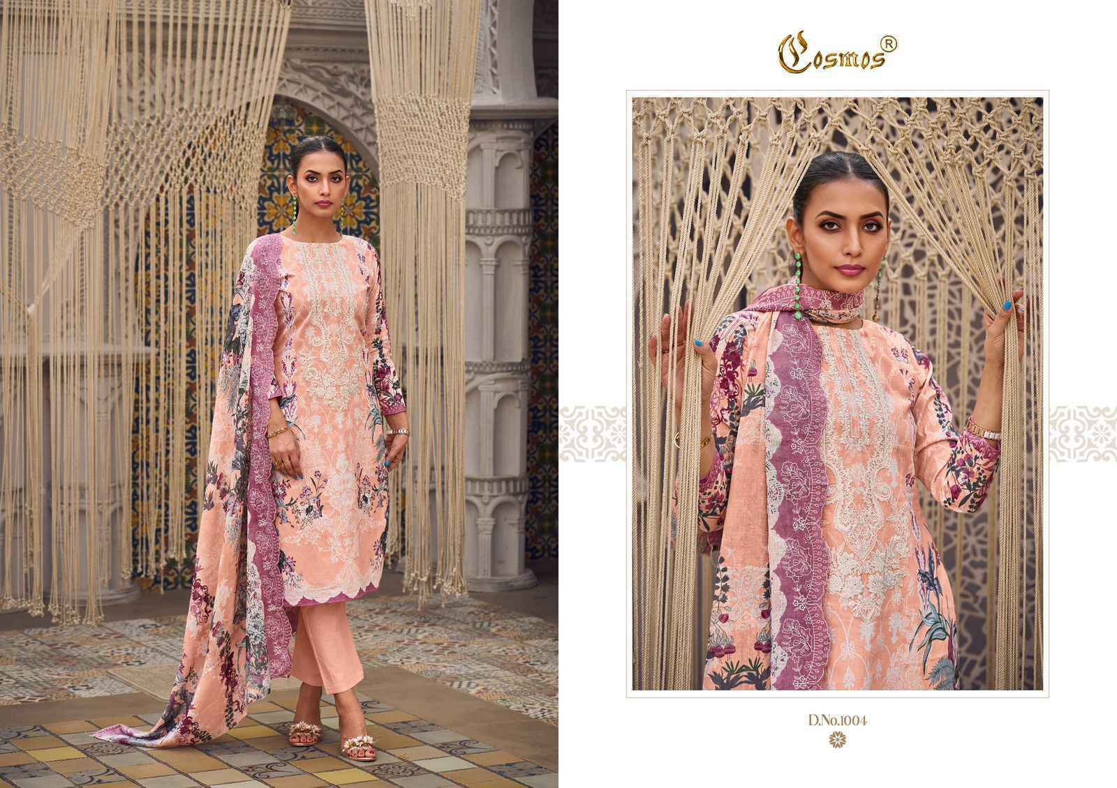 Cosmos Needle Wonder Vol 1 Lawn Cotton Salwar kameez Wholesale price ( 8 Pcs Catalog )