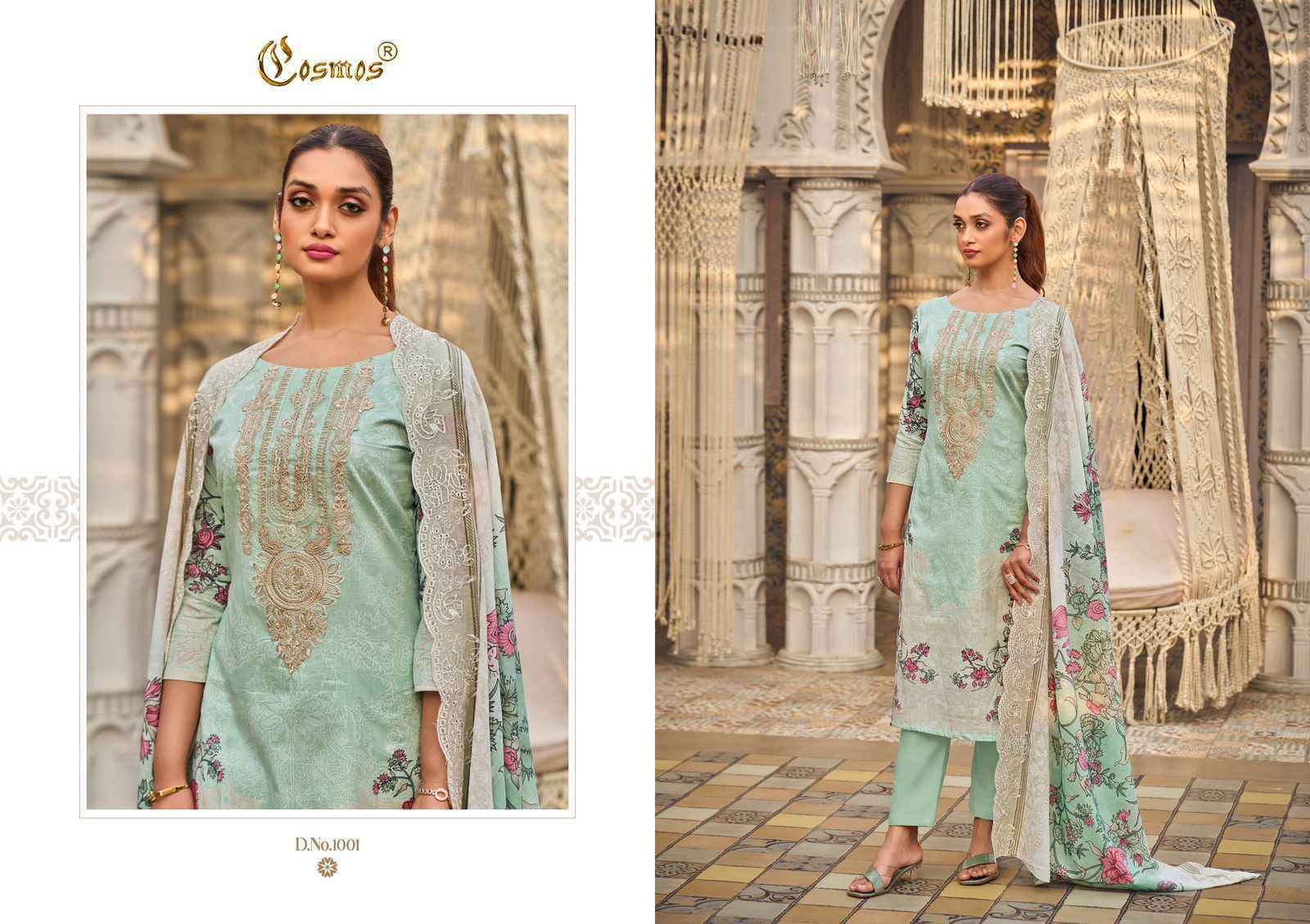 Cosmos Needle Wonder Vol 1 Lawn Cotton Salwar kameez Wholesale price ( 8 Pcs Catalog )