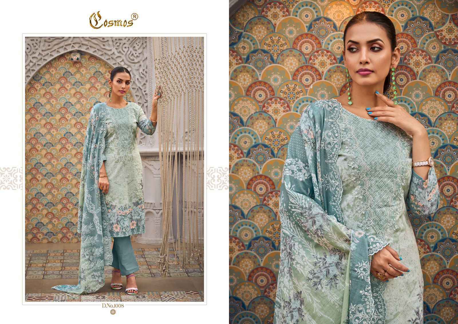 Cosmos Needle Wonder Vol 1 Lawn Cotton Salwar kameez Wholesale price ( 8 Pcs Catalog )